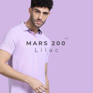 Mars Polo T-Shirt – Lilac | Free Logo/Design Printing (DTF)