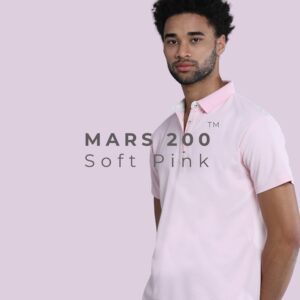 MARS Soft Pink – Premium Polo T-Shirt with Free Logo Printing